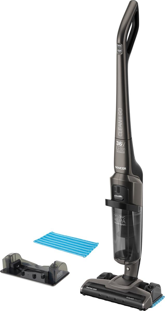 2-in-1 snoerloze steelstofzuiger - SENCOR - SVC 8936TI - 150 W - 78 dB - Zwart — afbeelding 1