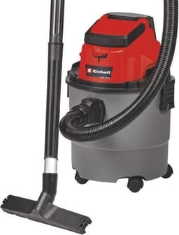 Einhell Accu Nat-/Droogzuiger TC-VC 18/15 Li Solo - Power X-Change - 18 V/Li-Ion - 15 L - 80 mbar - Slanglengte/-diameter: 1.5 m/36 mm - 72 dB - Blaasfunctie - Incl. 10-delige Accessoireset - Excl. accu en lader — thumbnail 1