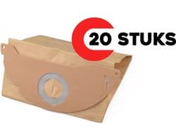Geschikt voor KARCHER. voordeelpak 2 x 10 stuks. Stofzuigerzakken voor WD2, KNT2, 6.904-322.0, KFI222, Papier. COVAKO Merk