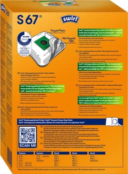 Swirl Stofzuigerzakken S67 4 stuks — thumbnail 3