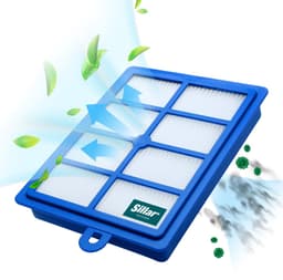 Sillar, set 2 stofzuigerfilters, HEPA, anti-allergeen, geschikt voor Electrolux Classic Silence Ultra Silencer Pure D8 D9, vervanging voor filters AFS1W, EFH12, FSEL01, FR-6558, FR-7111, 9001951202 — thumbnail 4