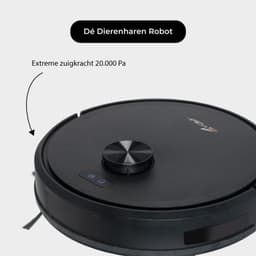 Zoef Robot Bep 5.0 robotstofzuiger met dweilfunctie - robotstofzuiger met leegstation - geschikt voor dierenharen - roterende mops - 20.000Pa zuigkracht - robot vacuum - uitgebreide mapping - robotstofzuiger huisdieren - verschillende schoonmaakmodi — thumbnail 3
