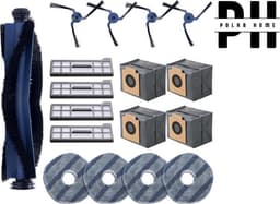 PolkaHome® 17-delige Accessoires Set voor Eufy X10 Pro Omni – Filters, Borstels & Stofzakken – onderdelen — thumbnail 5