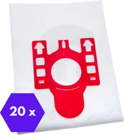 Stofzuigerzakken - Geschikt voor Miele FJM stofzuigers - Compact C1/C2 - HyClean 3D Efficiency - 20 stuks — thumbnail 1