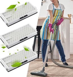 3 HEPA AirClean Plus filters wit, geschikt voor Miele Complete C3 PowerLine, S8340 stofzuiger, AirClean SF-HA 50, compatibel met Complete C2, C3, Compact C1, C2, en modellen S4000, S5000, S6000 en S8000. — thumbnail 5