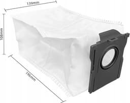 2 x stofzuigerzak voor de robot Dreame X30 - X40 - L10s ultra pro heat - X50 - Grote capaciteit tot 3L - beste kwaliteit vervangingen - voor Dreame L10s pro Ultra/L10s Pro Ultra Heat/X40 Ultra E12/L40 Ultra/L10s Ultra Gen2 - stofzuigerzakken — thumbnail 3