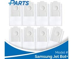 Samsung Jet Bot+ Stofzakken (8 Stuks, Plus.Parts® alternatief voor VCA-RDB95)