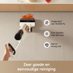 MOVA Tech K30 2-in-1-steelstofzuiger Batterij/Accu Droog en nat Zakloos Zwart, Wit 2,6 Ah — thumbnail 4