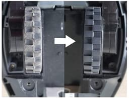 Banden voor IROBOT ROOMBA serie 500, 600, 700, 800 en 900 (2 stuks) - antislip - buitengewone grip - eenvoudige montage - product gemaakt in Spanje van de beste kwaliteit. — thumbnail 4