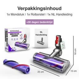 SVENNE® Quick Release Mondstuk Parketborstel – Accessoires en Onderdelen voor Steelstofzuiger – Zuigmond Geschikt voor Dyson V15 / V11 / V10 / V8 / V7 – Wasbaar Opzetstuk – Langdurig Gebruik — thumbnail 4