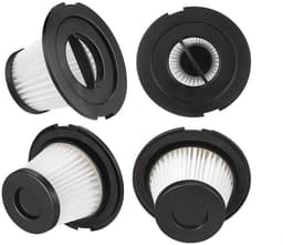 BukkitBow - Set van 4 HEPA Filter Geschikt voor H.Koenig UP600 & UP810 - Vervangingsonderdeel voor Draadloze Stofzuiger - Power Clean Accessoire - 4 Stuks — thumbnail 1
