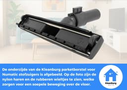 Kleanburg® - Geschikt voor Numatic - Parketborstel met Parkeerhaak - Henry - Hetty — thumbnail 5
