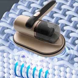 Gabrys® Huisstofmijt Stofzuiger - Draadloze - USB Opladen Draagbaar Stofzuiger - UV Lamp Sterilisator - Matras - Tapijt - Meubel - Bank- en Zetelreiniger - Kruimeldief snoerloos best verkocht - Bacterie - Mijt & Schimmel Bestrijder - Zonder Zak — thumbnail 2