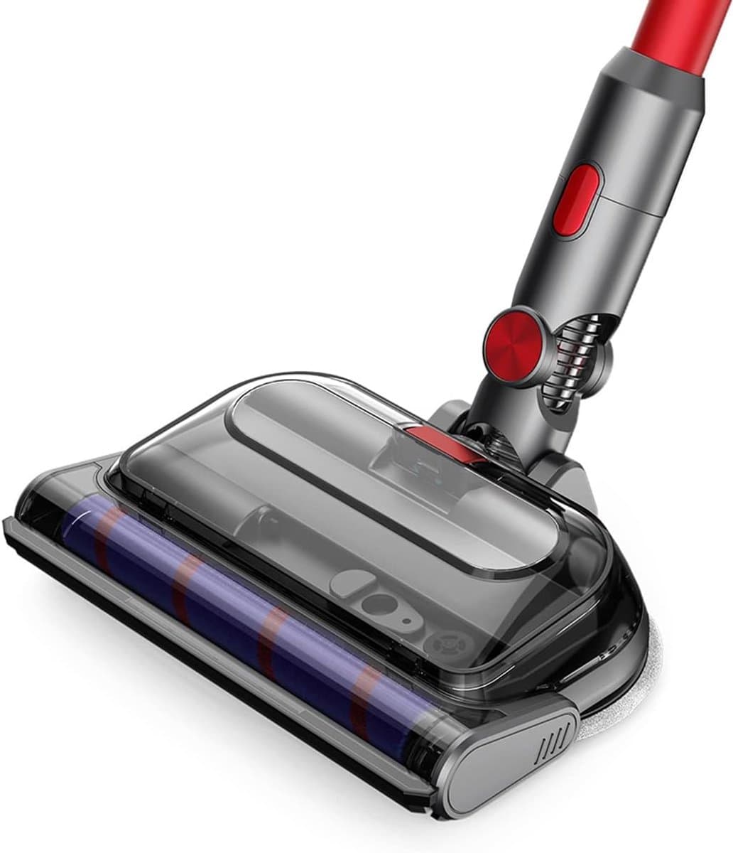 Geschikt voor Dweilopzetstuk voor Dyson V15 V11 V10 V8 V7 stofzuiger, dweilopzetstuk met afneembare watertank, afneembare zachte borstel voor gladde vloeren, 4 dweilpads, niet compatibel met Slim! — afbeelding 1