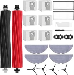 PolkaHome® accessoireset geschikt voor Roborock S8, S8+, S8 Pro Ultra Robot Vacuüm Vervangende Onderdelen, 2 hoofdborstels, 6 stofzakken, 4 zijborstels, 2 filters, 4 reinigingsdoekjes, robotstofzuiger accessoireset, stofzuigerrobot — thumbnail 1