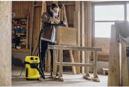 Nat- en droogzuiger KARCHER WD 3 P V-19/4/20 - Polypropyleen tank 19 L - 1000W (draagbaar stopcontact) — thumbnail 2