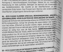 Meliconi ECO CLEAN vloerreinigingsmiddel voor dweilrobot - 1000ml - Geschikt voor Roborock en iRobot Braava Jet m6 - Schoonmaakmiddel - Vloerreiniger vloeistof - Reinigingsmiddel — thumbnail 5