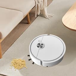 Bureaustofzuiger Robot - Kruimelzuiger Desktop - Bureau Schoonhouden - Slimme Navigatie - 27.5 cm Lengte - Wit — thumbnail 3