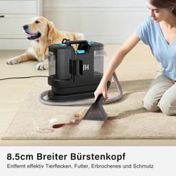 Tapijtreiniger - Bekledingsreiniger - Vlekkenreiniger - Shamporeiniger voor Bank en Tapijt - Nat- en Droogreiniger - Meubelreiniger - Dierenharen Verwijderen - Multifunctionele Reinigingsmachine voor Stoffen en Auto-interieur — thumbnail 4