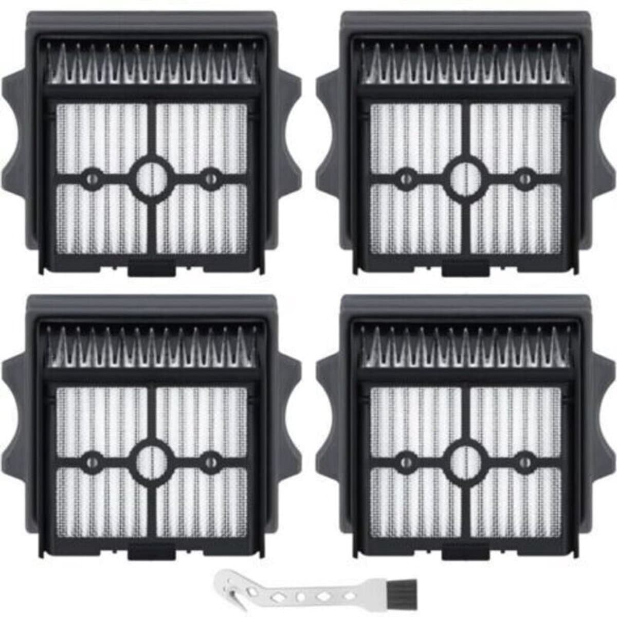 4-delige HEPA-filterset geschikt voor Tineco FLOOR ONE Stretch S6/SWITCH S6/SWITCH S6 Stretch/SWITCH S7 Stretch/S7 Stretch Steam/S7 Stretch Ultra/S9 Artist/S5 stofzuigers, en Combo/i6 Stretch/i5 Stretch/S7 Artist stofzuigers — afbeelding 1