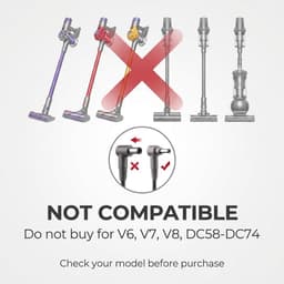 TEKROA® Oplader Geschikt voor Dyson V10 / V11 / V12 / V15 - stofzuiger - Vervangende oplader - 1,8 m - Stofzuiger Stroomadapter — thumbnail 4