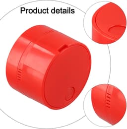Mini Stofzuiger - Desktop Reiniger - Bureau Schoonmaken - Hoge Zuigkracht - 9 x 7.8 cm - Rood — thumbnail 2