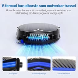 PromoHome Onderdelenset voor Ecovacs Deebot X11 OmniCyclone/X11 Pro Omni/X9 Pro Omni Robotstofzuiger - 20 stuks (2 Hoofdborstels, 6 Filters, 3 Reinigingsrollen, 6 Zijborstels) — thumbnail 3