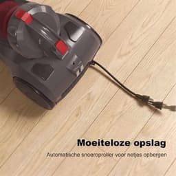 JCP® Stofzuiger Zonder Zak - Stofzuiger - Compact en Licht - Grijs - 42cm x 25cm x 33cm — thumbnail 4