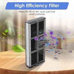 (Set van 4) X40 Ultra vervangende HEPA-filters voor Dreame L10s Ultra Gen 2 / L10S Pro Ultra Heat / X30 Ultra / L40 Ultra / Mova P10 Pro / P50 Pro / P50 Ultra robotstofzuigers – Accessoireset — thumbnail 4