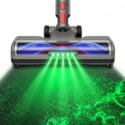 Stofzuigerborstel - Aangedreven Zuigmond Geschikt voor Dyson Steelstofzuiger V7/V8/V10/V11/V15/G5 - Vloerzuigmond - Stofzuigermondstuk - Stofzuigeraccessoires - Blauw — thumbnail 1