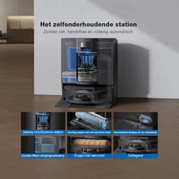 ECOVACS DEEBOT X12 OmniCyclone Robotstofzuiger – FocusJet 46.000 Pa vlekbehandeling – Herbruikbare stofbak – PowerBoost snelladen– 22.000 Pa zuigkracht – OZMO Roller 3.0 – ZeroTangle 4.0 – AIVI 3D 4.0 – 75°C heet water – 1.000 m² — thumbnail 4