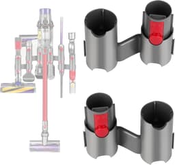 Accessoires voor Dyson V7 V8 V10 V11 V15 - Wandmontage voor Stofzuiger en Opberging — thumbnail 1
