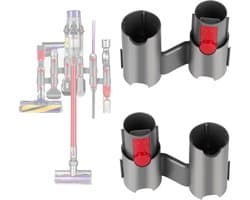Accessoires voor Dyson V7 V8 V10 V11 V15 - Wandmontage voor Stofzuiger en Opberging