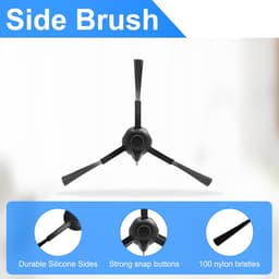 13 stuks Accessoireset - 1 hoofdborstel, 4 zijborstels, 2 reinigingsdoeken , 4 filterzeven en 2 stofzakken - Voor 360 S8, S8 Plus , 360 Botslab S8 Plus, Rowenta X-plorer Serie 75 S+ RG8597W, EZVIZ RE4 / RE5 Plus — thumbnail 3