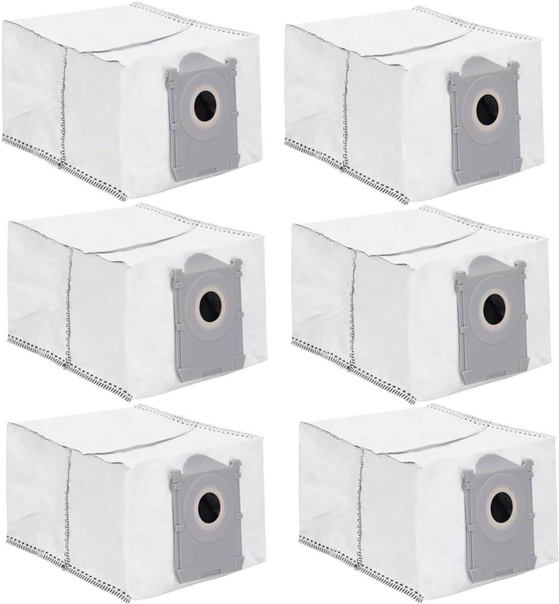 6 stuks stofzakken - Voor ECOVACS DEEBOT X8 / X8 PRO OMNI/ X9 Pro Omni/ T80 Omni/ T50 PRO Omni/ T50 MAX PRO Omni/ T30C — afbeelding 1