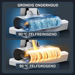 Rowenta X-Clean 12 GZ7267 - 2-in-1 Vloerreiniger - Stofzuiger & dweil in 1 - 65 min gebruikstijd - Zelfreiniging & droging, LED verlichting — thumbnail 4