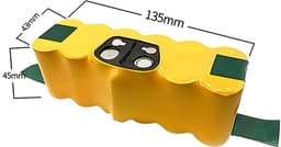 PowerExtra 14.4V 4000 mAh Batterij Geschikt voor iRobot Roomba 500, 600, 700 & 900 Series - Vervangende Accu 14.4V 4000 mAh met 4 Borstels Geschikt voor Automatische Roomba Stofzuigers — thumbnail 3