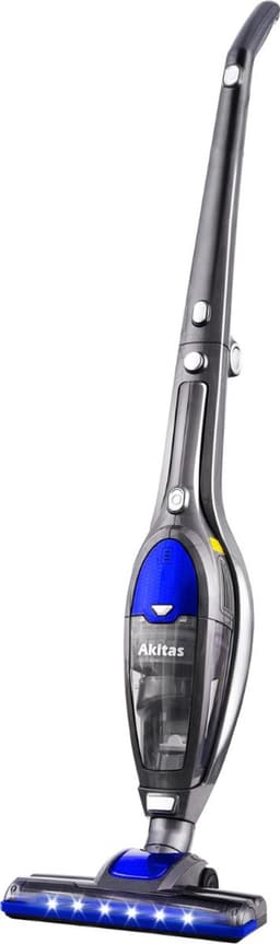 3 in 1 Stofzuiger zonder Zak – Op Accu – Draadloos – Automatisch Oplaadstation – Vacuum Cleaner – Vlekkenreiniger – Blauw — thumbnail 1