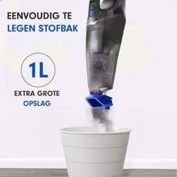AG315 Handstofzuiger Zwart- Kruimeldief - Stil - Snoerloos - Extreem Krachtige Kruimelzuiger Draadloos - 100W Krachtige Zuigkracht - Led Verlichting - Voor Thuis & Auto - Opzetstukken en Extra HEPA filter - Compact - Geschikt voor Huisdierharen — thumbnail 4