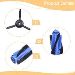 Stofzuiger Accessoires - Reinigingsonderdelen Set - Robotstofzuiger Onderhoud - Speciaal Ontworpen Borstels - 10 x 5 x 4 cm — thumbnail 2