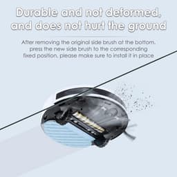 Zijborstel Geschikt voor Ecovacs Deebot OZMO 920, 950, T5, T8 AIVI Max — thumbnail 2
