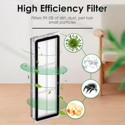 (6 stuks) HEPA-filter Geschikt voor Dreametech L10s Ultra, L10s Pro, L10 Ultra, Z10 Pro, S10, S10 PRO, S10 PLUS, B101CN, 1C, W10, X10+, L10 + plus, Z10 pro, D10 PLUS, vervangende filters — thumbnail 2