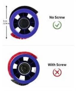 1 x Dyson V8 rolborstel-hoogwaardige vervangende borstel voor Dyson V8 Absolute/Animal/Total-duurzaam en geluidsarm-compatibel met 967485-01 — thumbnail 5