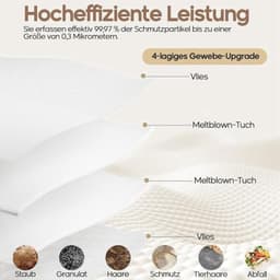 12 stofzuigerzakken voor Dreame L10s Ultra Gen 2 & 3, L10s Pro Ultra Heat, L20/L30s/L40/L40s/L50/X30/X40/X50 Ultra, L20 Ultra/X50 Ultra Complete, L40 Ultra AE, X30/X40 Pro, Mova S70 E30/40 P50/50s Z60 Ultra — thumbnail 1