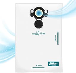 Sillar Set 5 Stofzuigerzak voor Industriele Stofzuigers Flex, Makita, Nilfisk, Stihl – synthetische microvezel - vervanging P-72899 — thumbnail 3