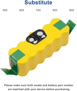 Stofzuigeraccu - 14,4 V - 5000 mAh - Ni-MH — thumbnail 5