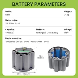 Stofzuigeraccu - 4000 mAh - 24,8 V - Li-Ion — thumbnail 2