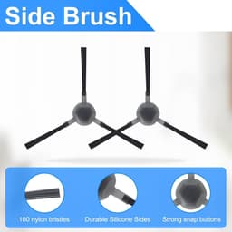 Cosensi - Accessoireset voor robotstofzuiger met 4 filters, 4 dweilpads en 4 zijborstels. Schoonmaakborstel inbegrepen. — thumbnail 2