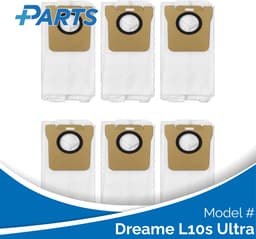 Dreame L10s Ultra Stofzakken (6 Stuks, Plus.Parts® alternatief voor RDB3) — thumbnail 1