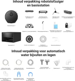 Dreame X40 Master - Robotstofzuiger met dweilfunctie - Compact handsfree basisstation - Innovatieve moptechnologie - Automatische watervulling — thumbnail 5